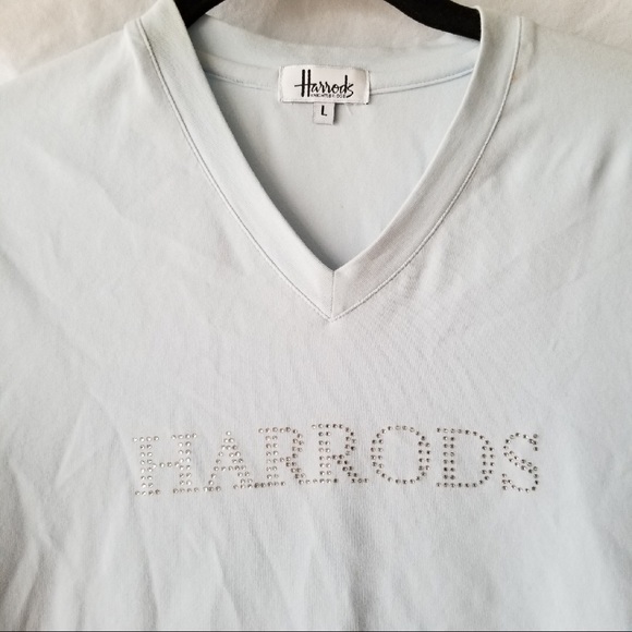Harrods Tops - Harrods of London | jeweled | graphic tee | L